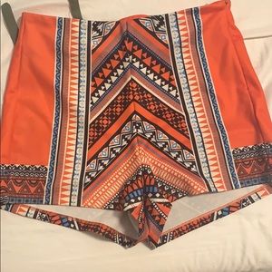 Boho high waisted soft shorts
